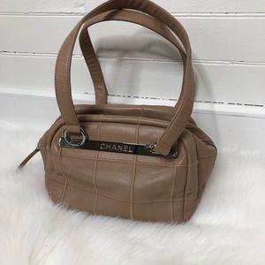 CHANEL Chocolate Bar Caviar Leather Bag